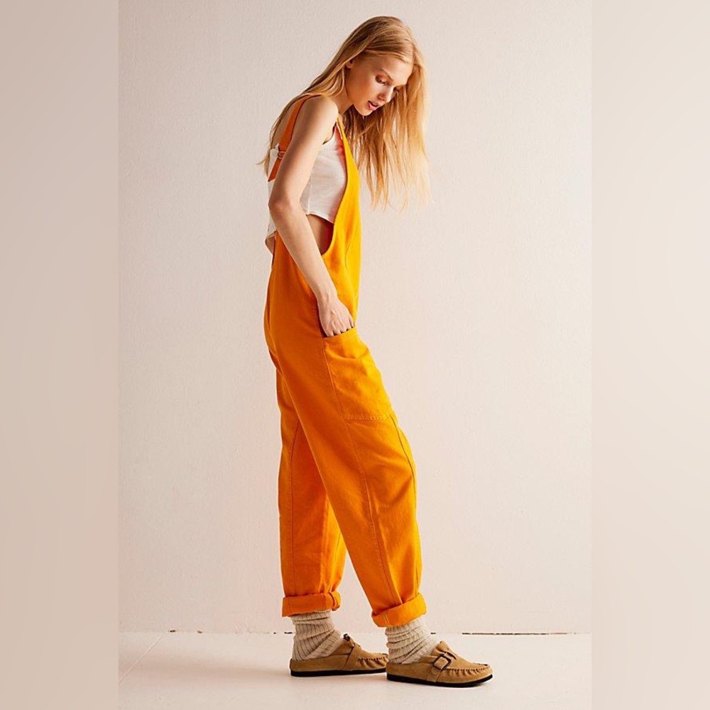 NWOT We The Free High Roller Denim Jumpsuit